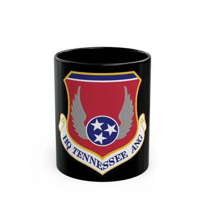 HQ Tennessee Air National Guard (U.S. Air Force) Black Coffee Mug-11oz-Go Mug Yourself