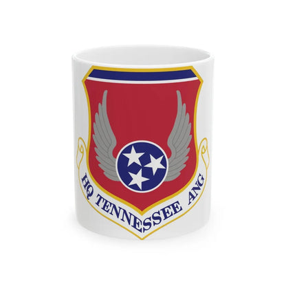 HQ Tennessee Air National Guard (U.S. Air Force) White Coffee Mug-11oz-Go Mug Yourself