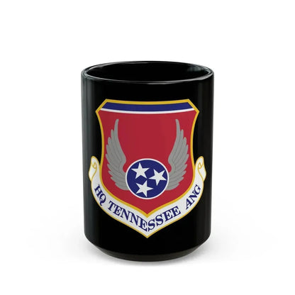HQ Tennessee Air National Guard (U.S. Air Force) Black Coffee Mug 15oz - Go Mug Yourself