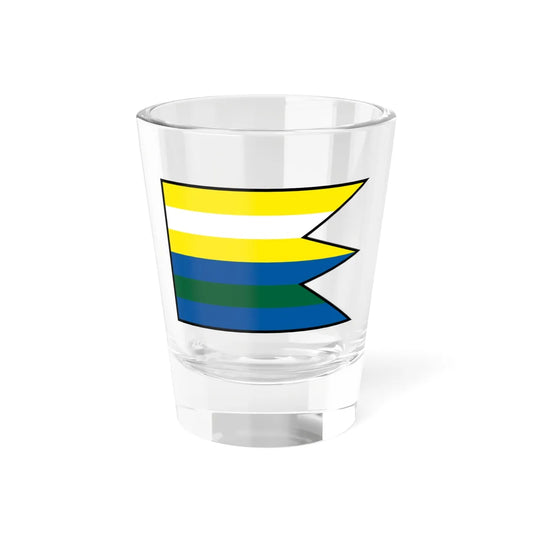 Hrabkov Presov Flag (Slovakia) Shot Glass 1.5oz 1.5oz - Go Mug Yourself