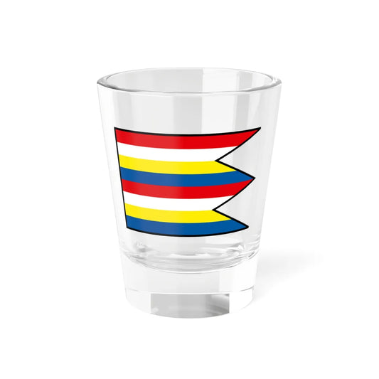 Hrabova Roztoka Snina Flag (Slovakia) Shot Glass 1.5oz 1.5oz - Go Mug Yourself