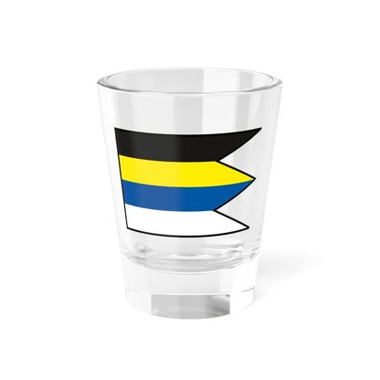 Hrabovka Trencin Flag (Slovakia) Shot Glass 1.5oz 1.5oz - Go Mug Yourself
