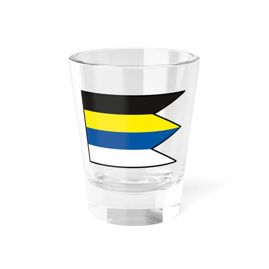 Hrabovka Trencin Flag (Slovakia) Shot Glass 1.5oz 1.5oz - Go Mug Yourself
