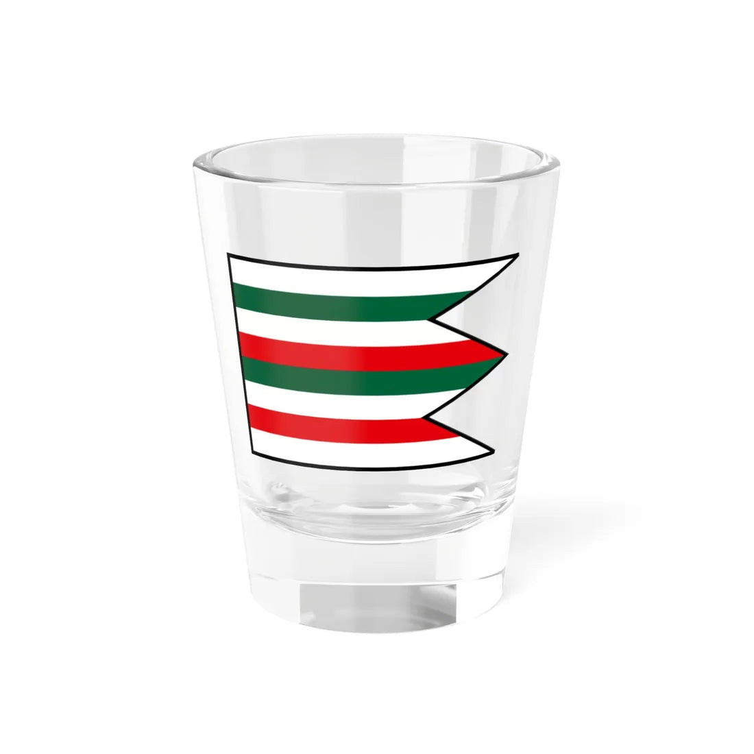 Hrabske Bardejov Flag (Slovakia) Shot Glass 1.5oz 1.5oz - Go Mug Yourself