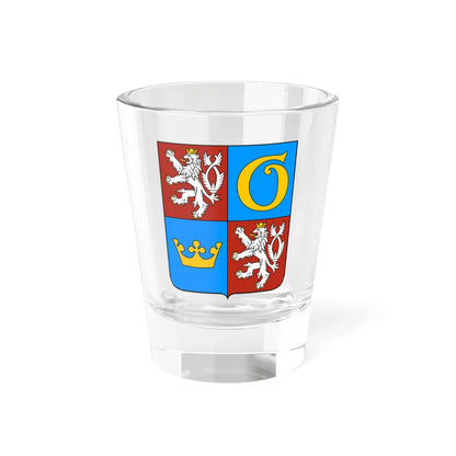 Hradec Kralove Region CoA CZ (Czech Republic) (Coat of Arms) Shot Glass 1.5oz 1.5oz - Go Mug Yourself