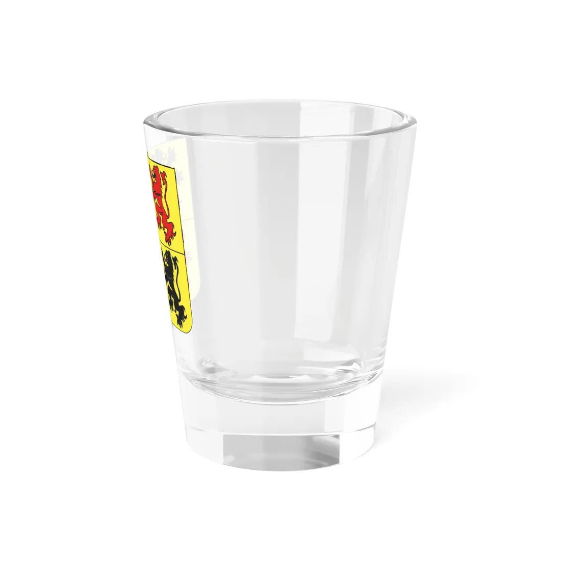 Héraldique Province BE Hainaut (Belgium) (Coat of Arms) Shot Glass 1.5oz - Go Mug Yourself