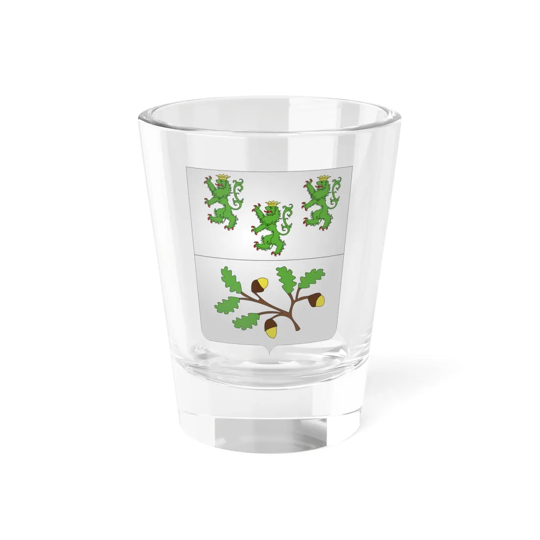 Héraldique Ville be Verviers (Belgium) (Coat of Arms) Shot Glass 1.5oz 1.5oz - Go Mug Yourself