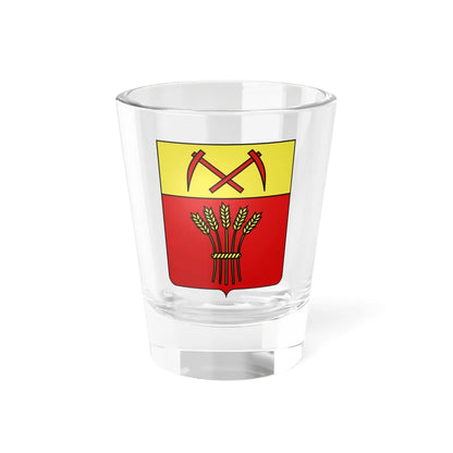 Héraldique Ville BE Villers-le-Bouillet (Belgium) (Coat of Arms) Shot Glass 1.5oz 1.5oz - Go Mug Yourself