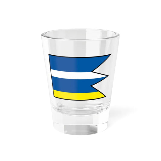 Hriadky Trebisov Flag (Slovakia) Shot Glass 1.5oz 1.5oz - Go Mug Yourself