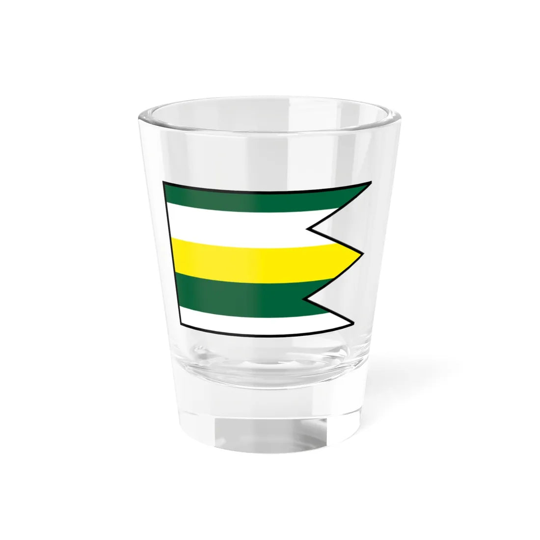 Hricovske Podhradie Zilina Flag (Slovakia) Shot Glass 1.5oz 1.5oz - Go Mug Yourself