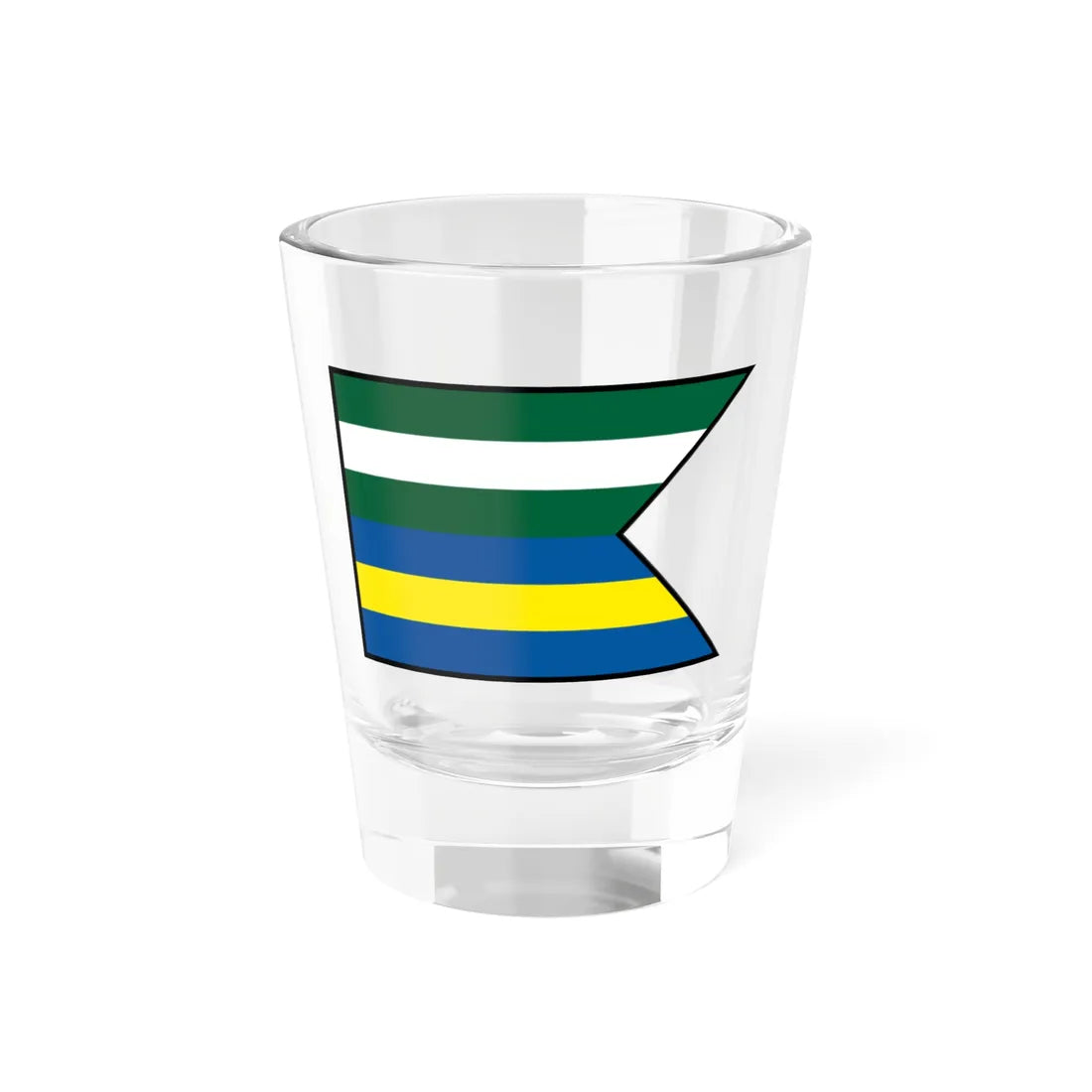 Hrinova Detva Flag (Slovakia) Shot Glass 1.5oz 1.5oz - Go Mug Yourself