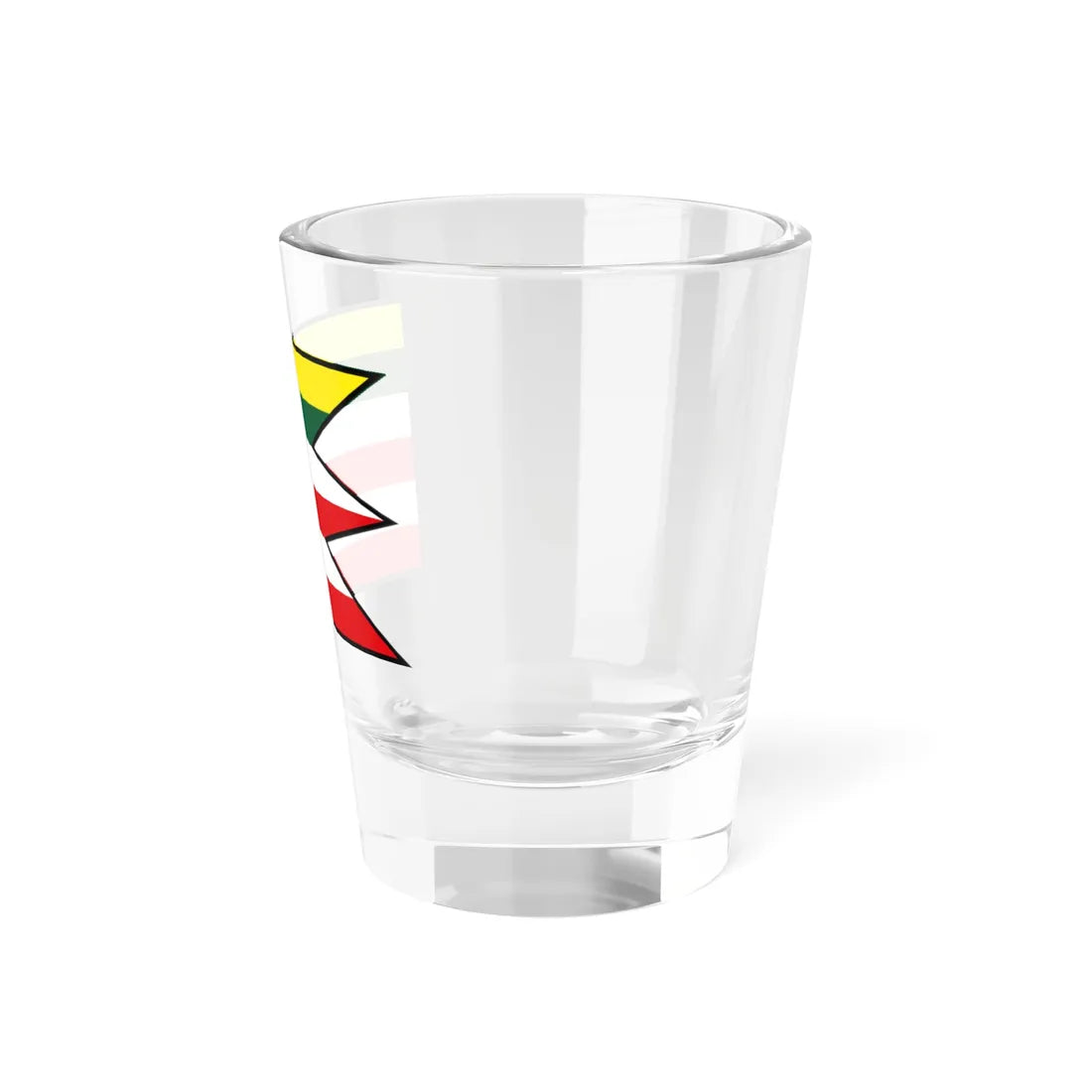 Hrnciarske Zaluzany Poltar Flag (Slovakia) Shot Glass 1.5oz - Go Mug Yourself