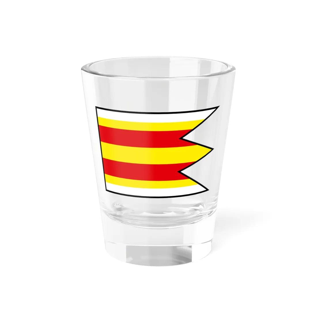 Hronska Dubrava Ziar Nad Hronom Flag (Slovakia) Shot Glass 1.5oz 1.5oz - Go Mug Yourself