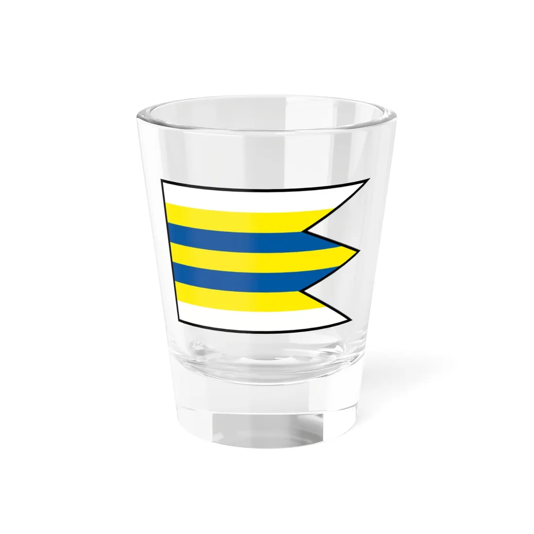 Hrusov Velky Krtis Flag (Slovakia) Shot Glass 1.5oz 1.5oz - Go Mug Yourself