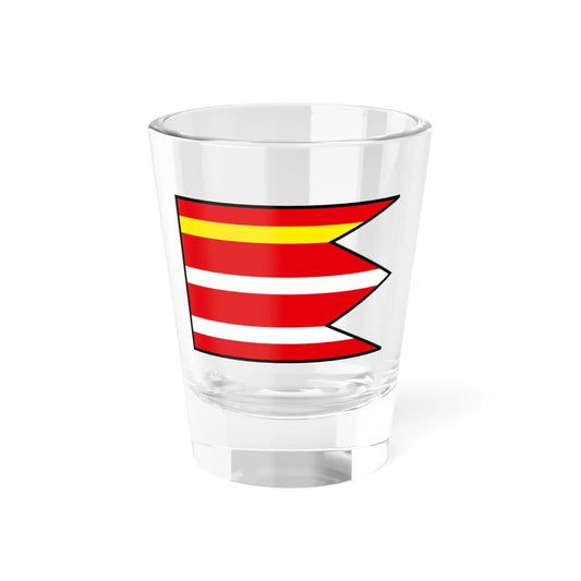 Hrusovo Rimavska Sobota Flag (Slovakia) Shot Glass 1.5oz 1.5oz - Go Mug Yourself