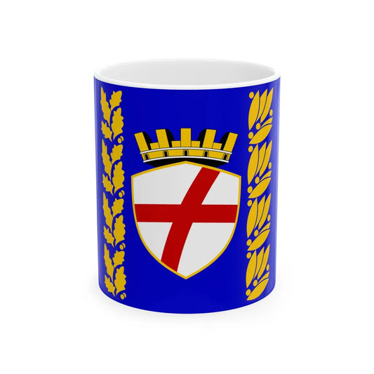 HRV Rovinj flag (Croatia) White Coffee Mug 11oz - Go Mug Yourself