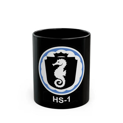 HS 1 Helicopter Anti Submarine Squadron 1 (U.S. Navy) Black Coffee Mug 11oz - Go Mug Yourself