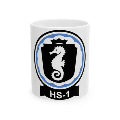 HS 1 Helicopter Anti Submarine Squadron 1 (U.S. Navy) White Coffee Mug 11oz - Go Mug Yourself