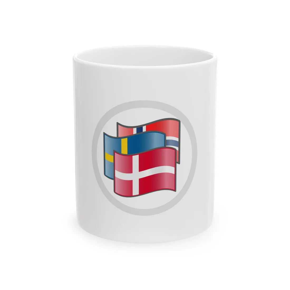 HS Skand (Denmark) White Coffee Mug 11oz - Go Mug Yourself