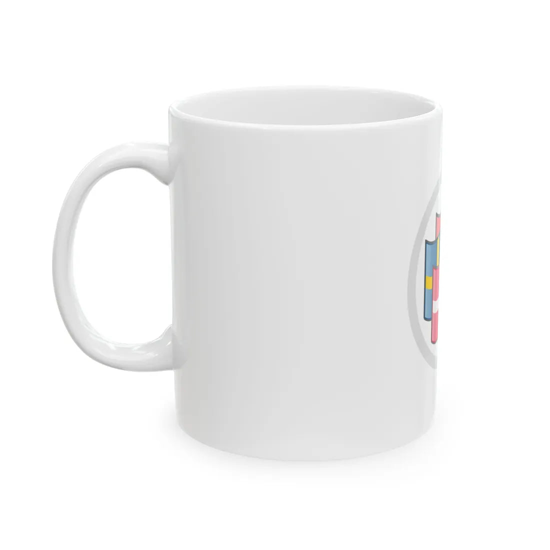 HS Skand (Denmark) White Coffee Mug - Go Mug Yourself