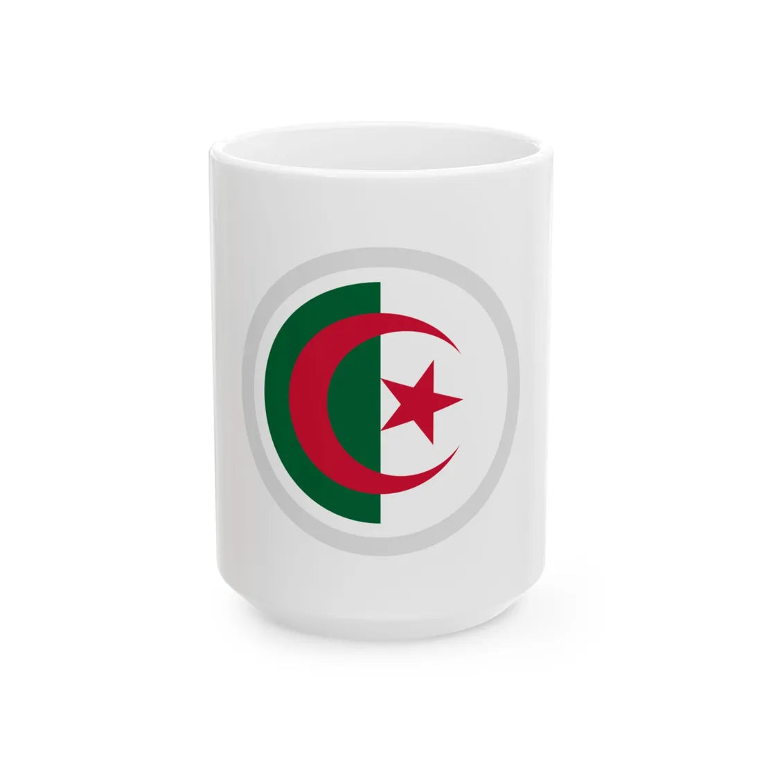 HSAlgeria (Algeria) White Coffee Mug 15oz - Go Mug Yourself