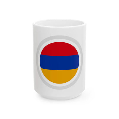 HSArmenia (Armenia) White Coffee Mug 15oz - Go Mug Yourself