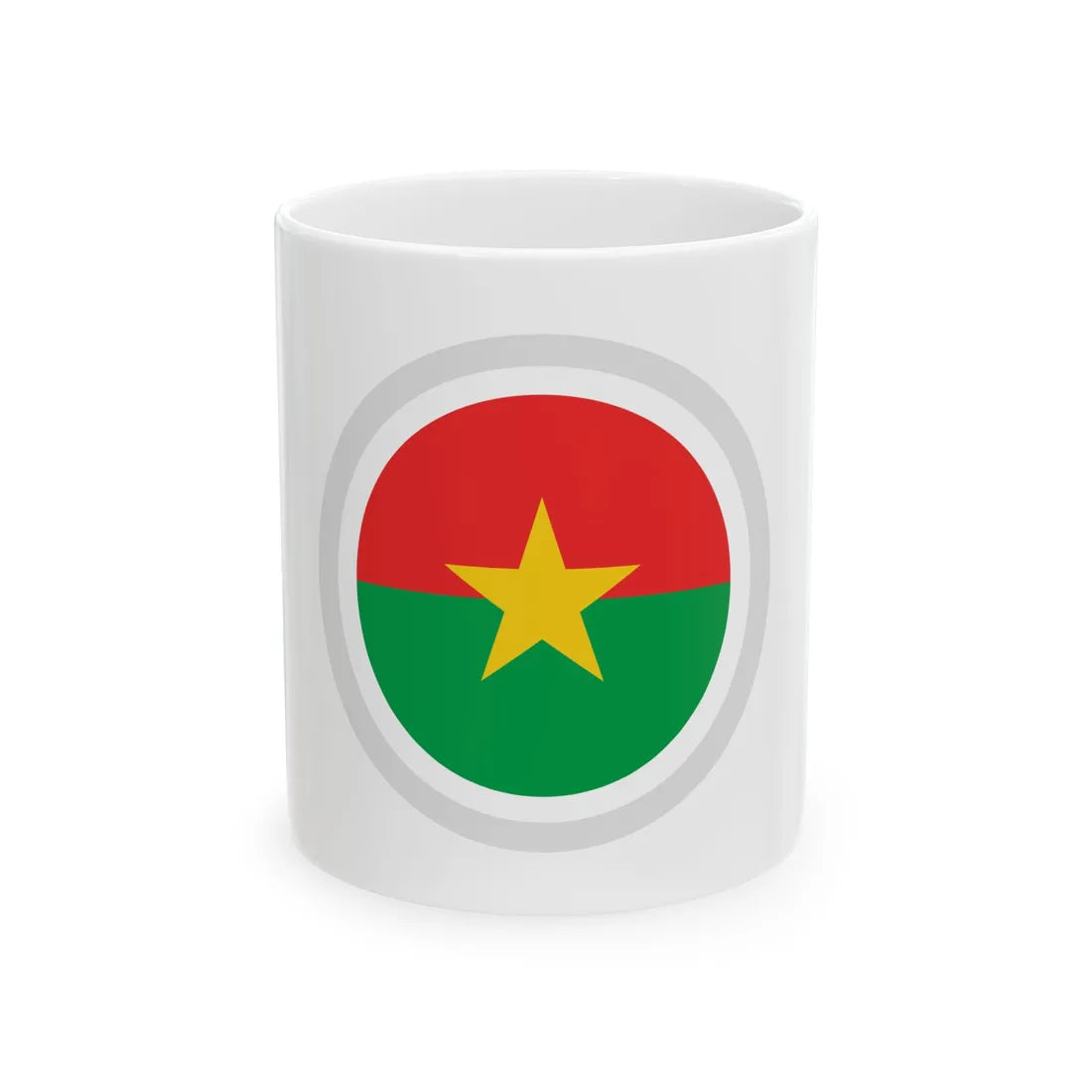 HSBurkinaFaso (Burkina Faso) White Coffee Mug 11oz - Go Mug Yourself