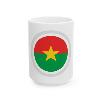 HSBurkinaFaso (Burkina Faso) White Coffee Mug 15oz - Go Mug Yourself