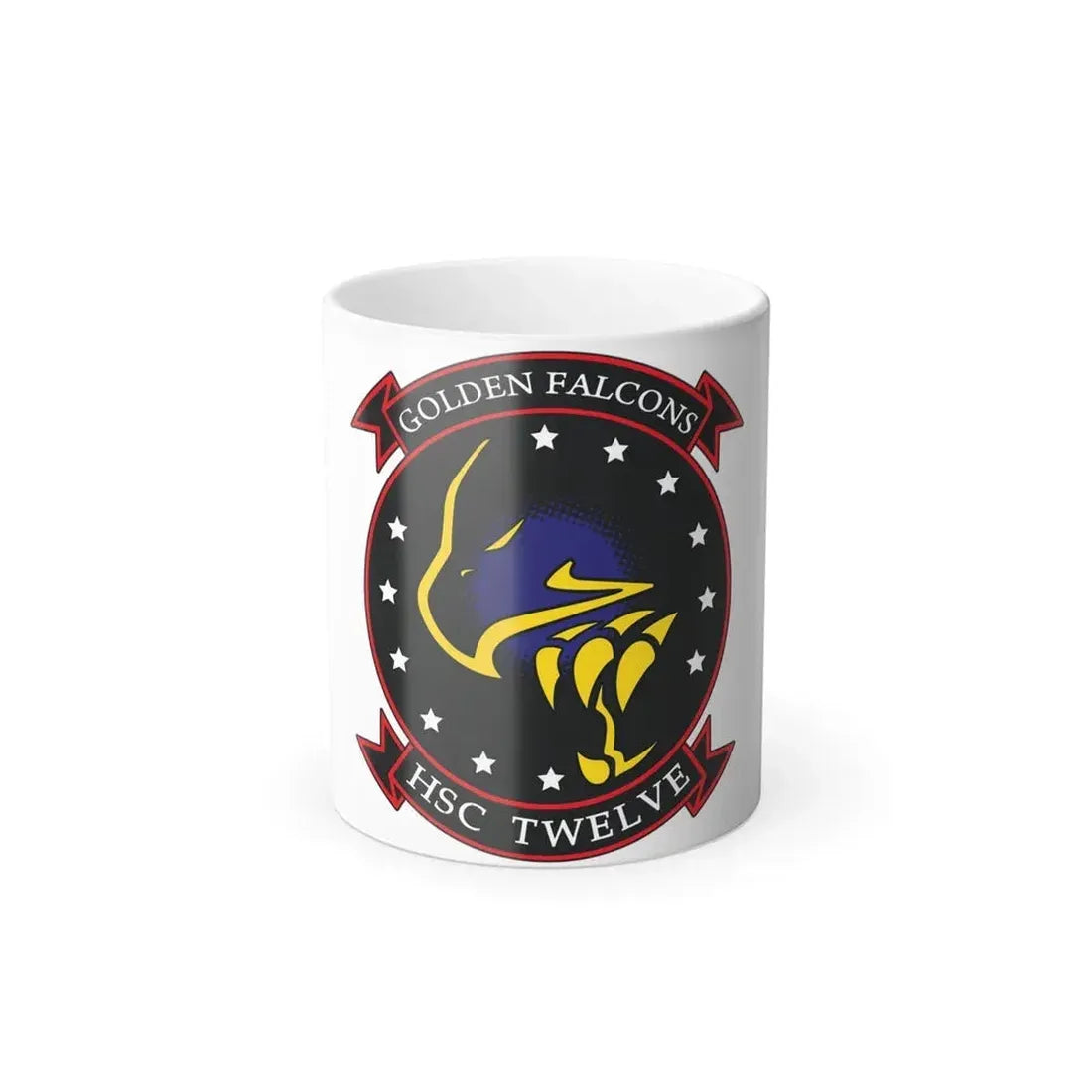 HSC 12 Golden Falcons (U.S. Navy) Color Changing Mug 11oz Default Title 11oz - Go Mug Yourself