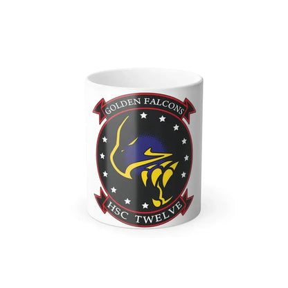 HSC 12 Golden Falcons (U.S. Navy) Color Changing Mug 11oz Default Title 11oz - Go Mug Yourself