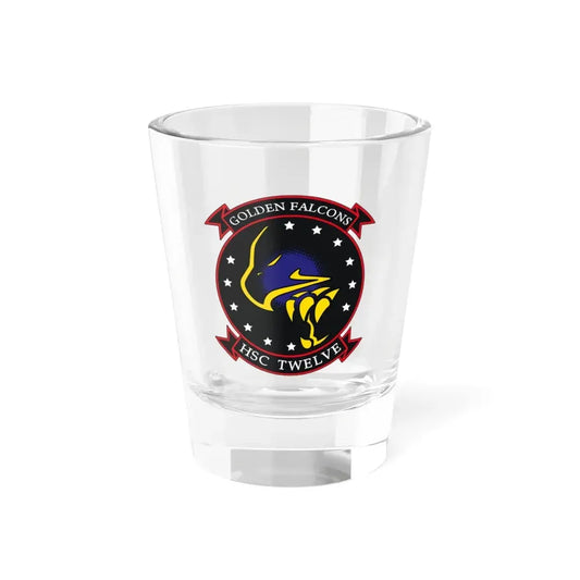 HSC 12 Golden Falcons (U.S. Navy) Shot Glass 1.5oz 1.5oz - Go Mug Yourself