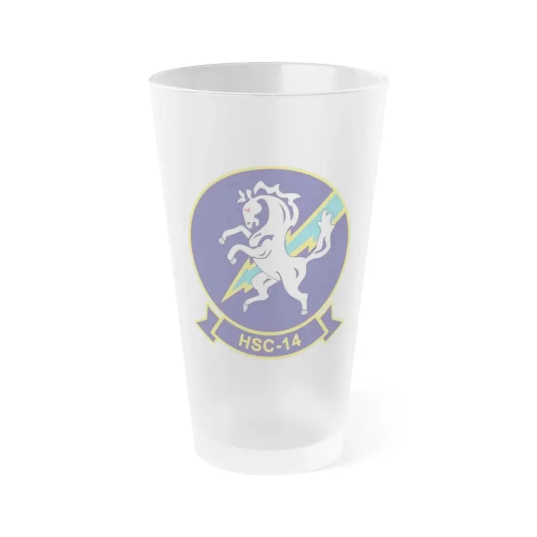 HSC 14 (U.S. Navy) Frosted Pint Glass 16oz Default Title - Go Mug Yourself
