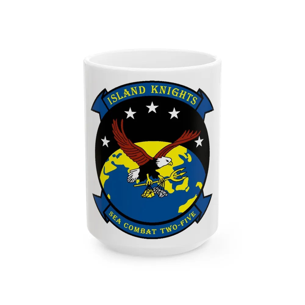 HSC 25 Island Knights 2 (U.S. Navy) White Coffee Mug-15oz-Go Mug Yourself