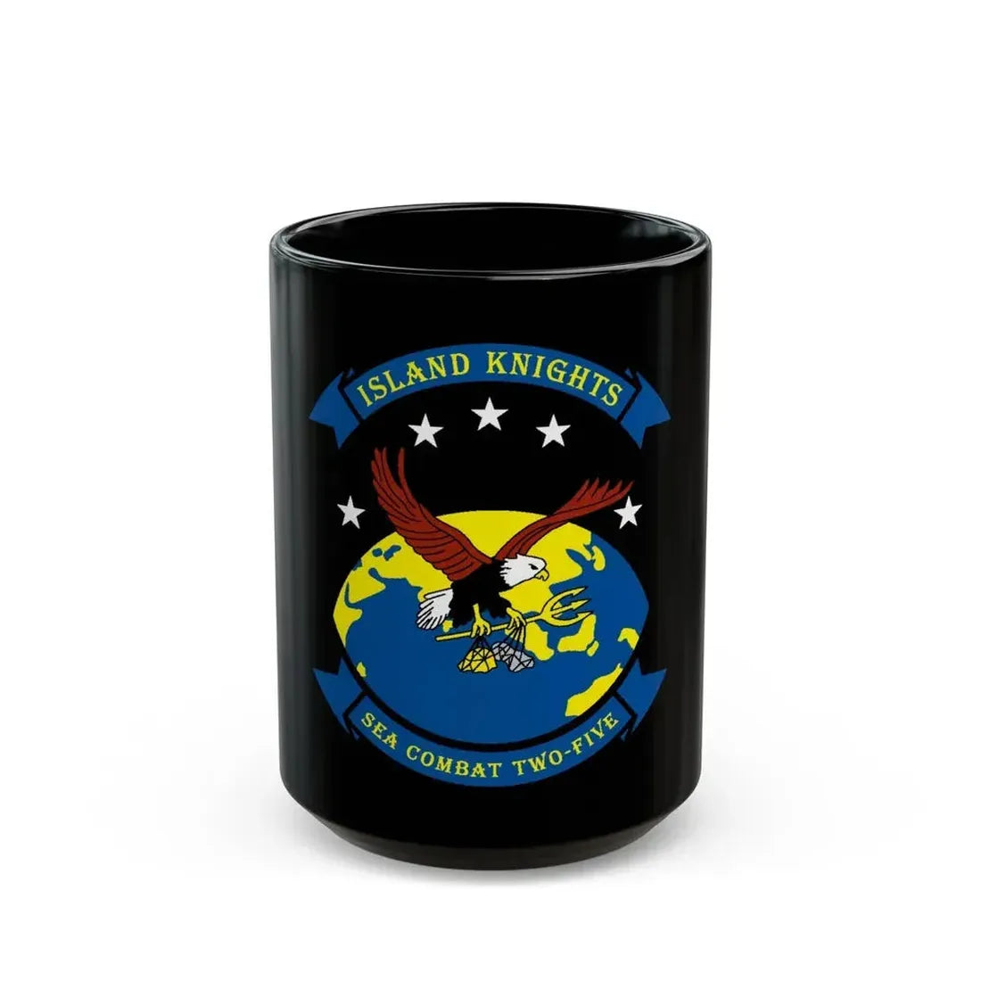 HSC 25 Island Knights 2 (U.S. Navy) Black Coffee Mug 15oz - Go Mug Yourself