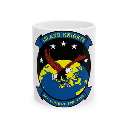 HSC 25 Island Knights 2 (U.S. Navy) White Coffee Mug 11oz - Go Mug Yourself