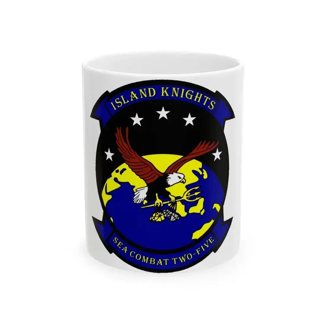HSC 25 (U.S. Navy) White Coffee Mug 11oz - Go Mug Yourself