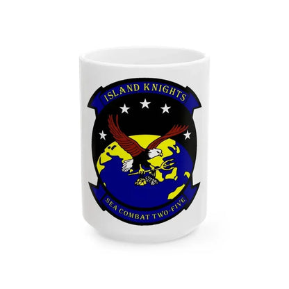 HSC 25 (U.S. Navy) White Coffee Mug 15oz - Go Mug Yourself