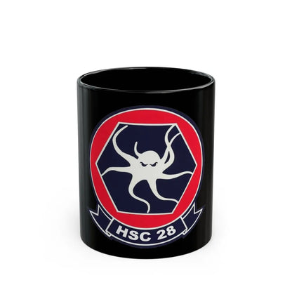 HSC 28 (U.S. Navy) Black Coffee Mug-11oz-Go Mug Yourself