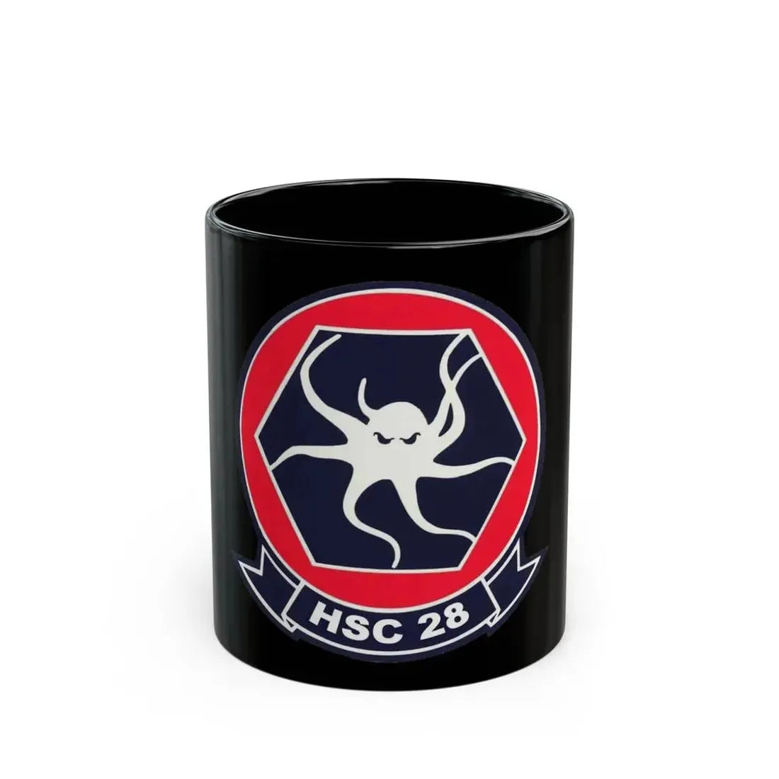 HSC 28 (U.S. Navy) Black Coffee Mug 11oz - Go Mug Yourself