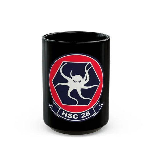 HSC 28 (U.S. Navy) Black Coffee Mug 15oz - Go Mug Yourself