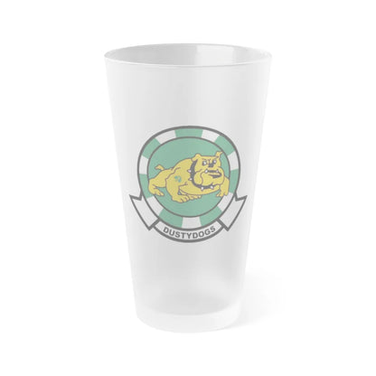 HSC 7 1 (U.S. Navy) Frosted Pint Glass 16oz-Go Mug Yourself