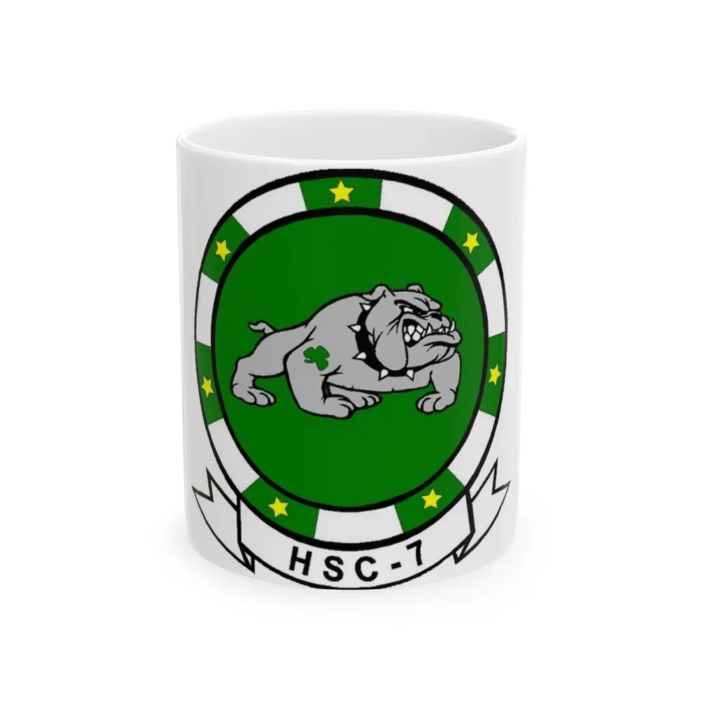 HSC 7 (U.S. Navy) White Coffee Mug-11oz-Go Mug Yourself