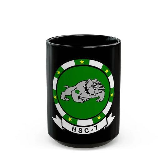 HSC 7 (U.S. Navy) Black Coffee Mug 15oz - Go Mug Yourself