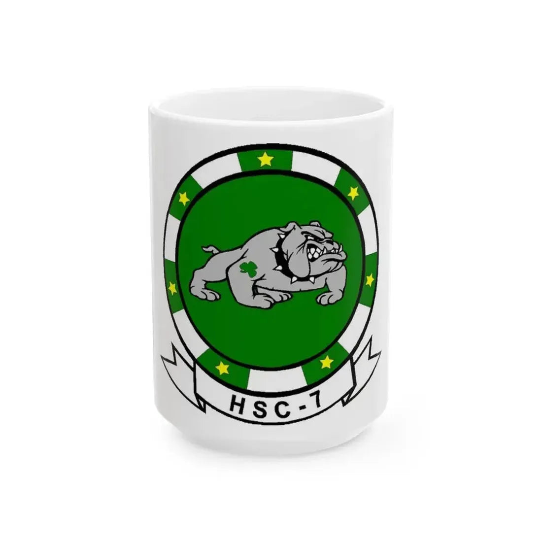 HSC 7 (U.S. Navy) White Coffee Mug 15oz - Go Mug Yourself