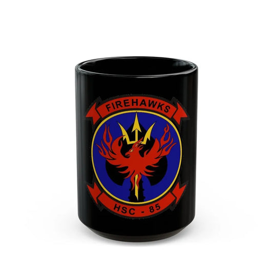 HSC 85 1 (U.S. Navy) Black Coffee Mug-15oz-Go Mug Yourself