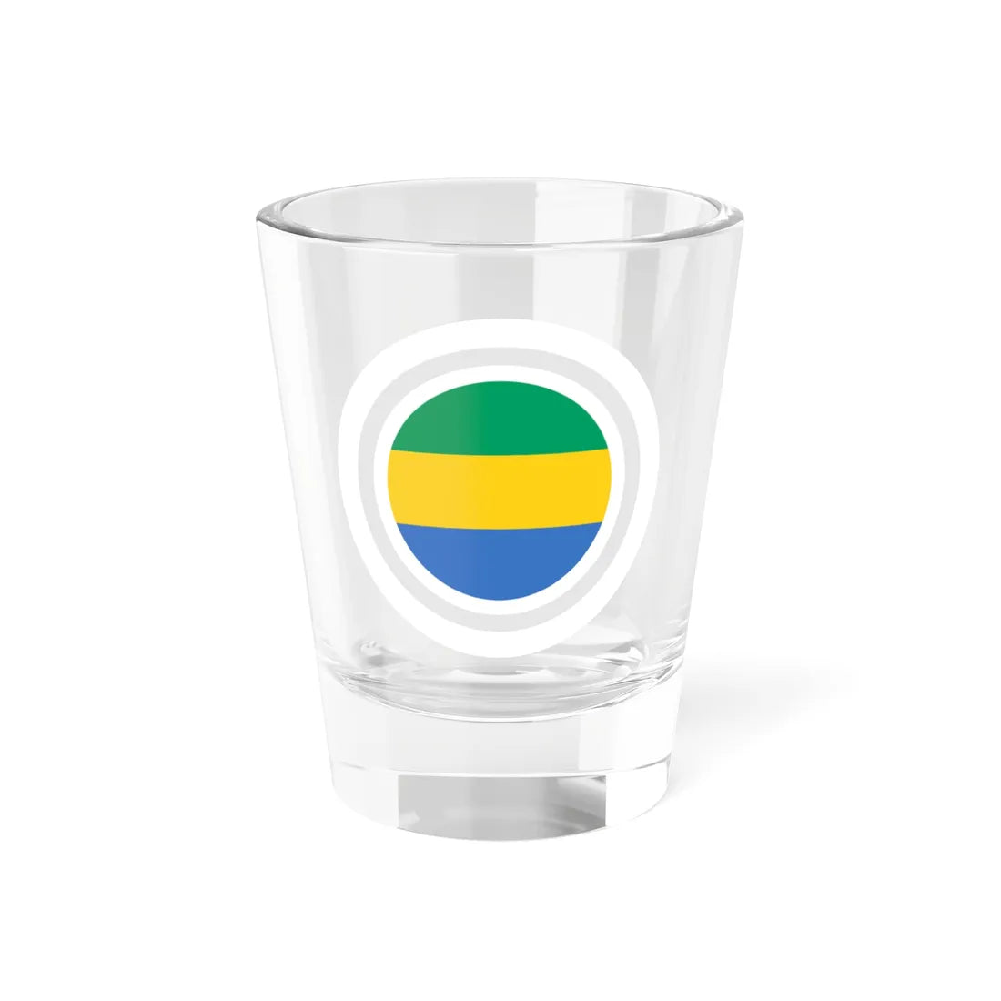 HSGabon (Gabon) Shot Glass 1.5oz 1.5oz - Go Mug Yourself