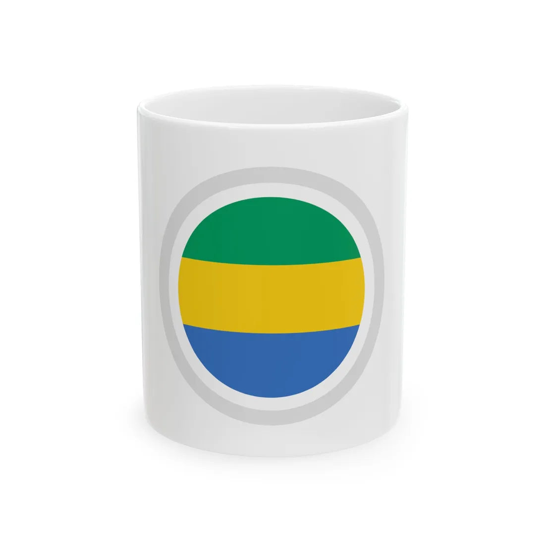 HSGabon (Gabon) White Coffee Mug 11oz - Go Mug Yourself