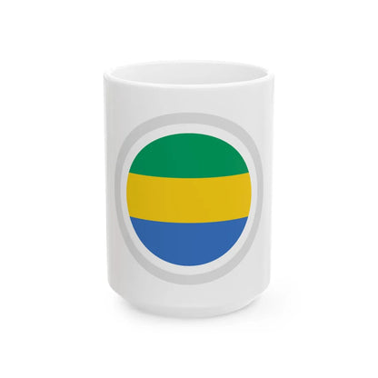 HSGabon (Gabon) White Coffee Mug 15oz - Go Mug Yourself