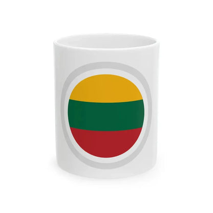 HSLithuania (Lithuania) White Coffee Mug 11oz - Go Mug Yourself