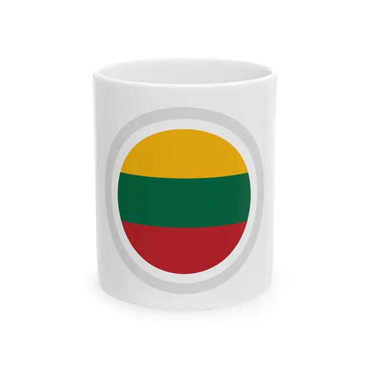HSLithuania (Lithuania) White Coffee Mug 11oz - Go Mug Yourself